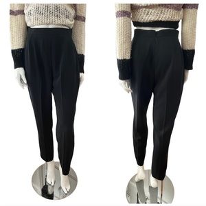 Emanuel Ungaro Black High Waist Trousers